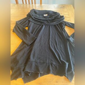 Soft Surroundings Black Cowl Neck Sweater 1X Women’s Preloved‎